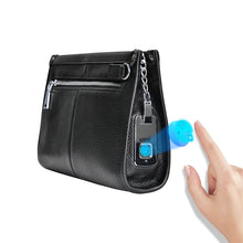 Load image into Gallery viewer, Fingerprint Lock Men :Genuine Cow Leather Fingerprint Lock Luxury Handbag
