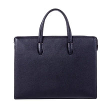 Load image into Gallery viewer, Fingerprint lock: office laptop bags for men. Genuine leather handbag
