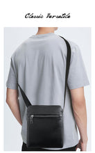 Load image into Gallery viewer, Fingerprint Lock Men: Genuine Leather Cross Body Shoulder Bag ,Anti Theft
