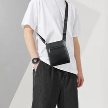 Load image into Gallery viewer, Fingerprint Lock Men: Genuine Leather Cross Body Shoulder Bag ,Anti Theft
