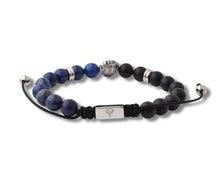 Load image into Gallery viewer, Luxury Bracelet -   Lion Head Stretchable Unisex Matt onyx Bracelet
