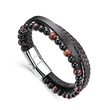 Load image into Gallery viewer, Luxury bracelet: B.S for men Brown(3)
