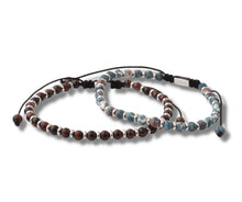 Load image into Gallery viewer, Luxury Bracelet -Natural Seed  Stone Beads Silver -men&amp;woman
