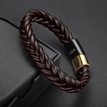 Load image into Gallery viewer, Luxury bracelet :B.S for men (brown)
