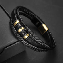 Load image into Gallery viewer, Luxury bracelet: B.S for men Black
