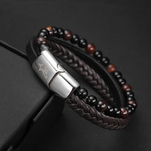 Load image into Gallery viewer, Luxury bracelet: B.S for men Brown(3)
