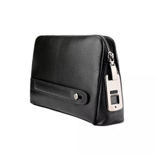 Load image into Gallery viewer, Fingerprint lock: Genuine cowhide top layer leather handbag
