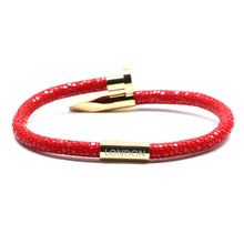 Load image into Gallery viewer, Titan Glow : VIP Luxury  bracelet -Unisex-RED/Gold
