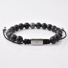 Load image into Gallery viewer, Luxury stone Black Turquoise Bracelet
