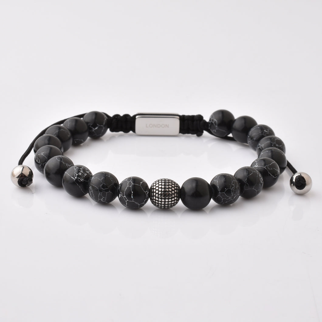 Luxury stone Black Turquoise Bracelet