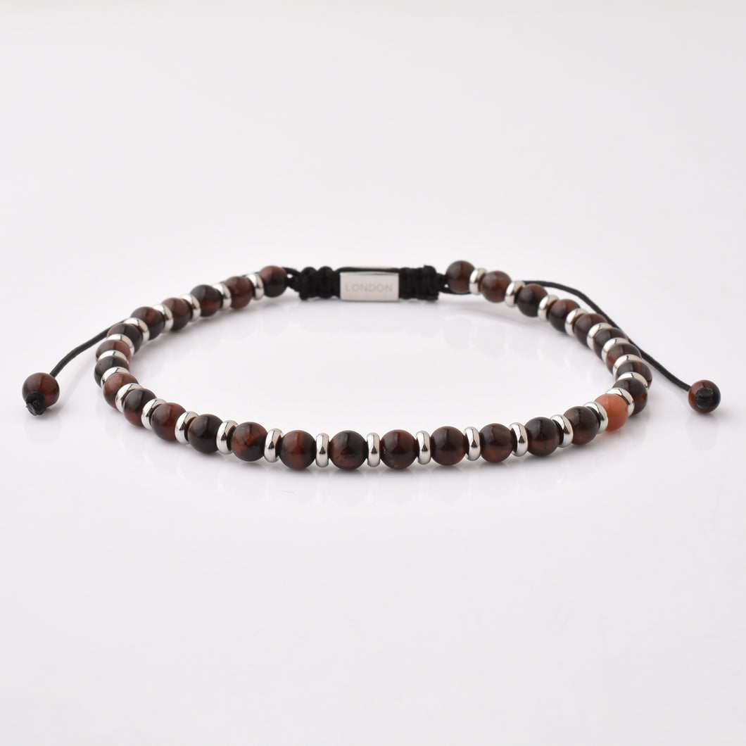 Luxury Bracelet -Natural Seed  Stone Beads Silver -men&woman