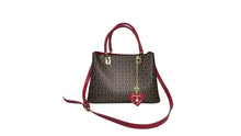 Load image into Gallery viewer, Fingerprint : Genuine cowhide top layer leather handbag woman
