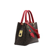 Load image into Gallery viewer, Fingerprint : Genuine cowhide top layer leather handbag woman
